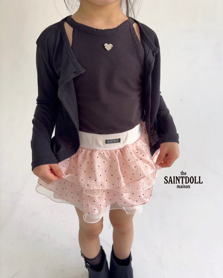2- Pack Saintdoll Heart Charm Halter Neck Tank Top — Kids