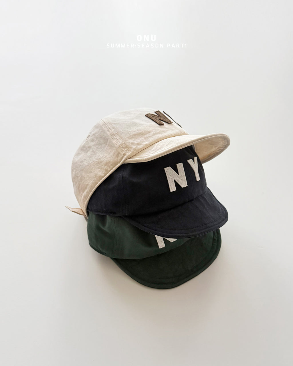 Onu '57' Appliqué Tee & Side-Stripe Shorts Set (+ Optional NY Ball Cap)