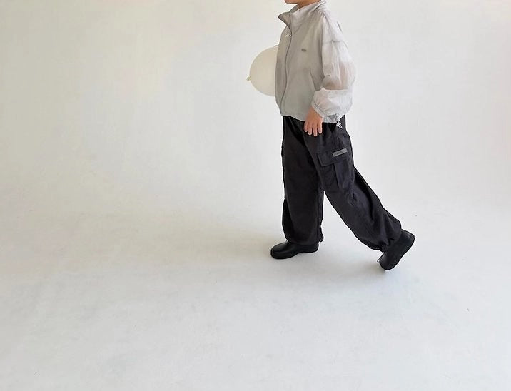 Saintdoll Cargo Anorak Wide-Leg Pants — Mother & Child Matching