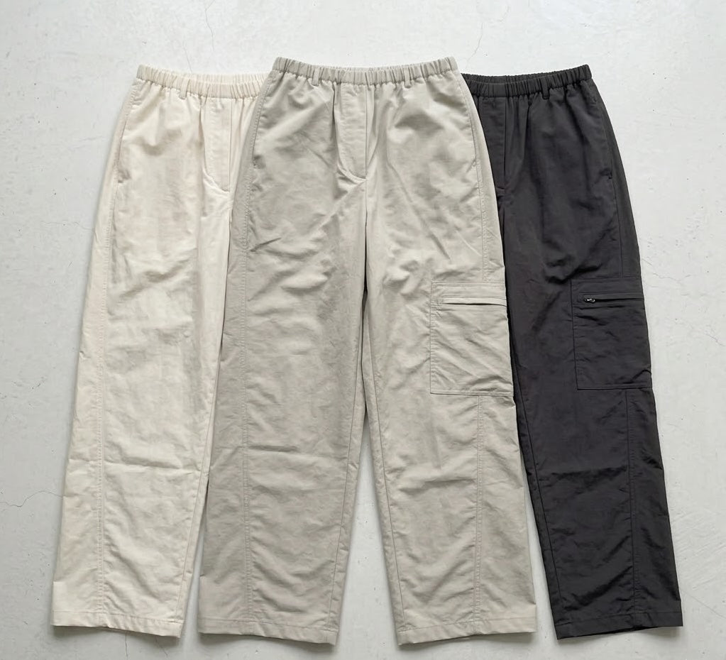 Libre Nylon Side Pocket Cargo Banding Pants