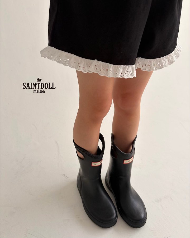Saintdoll Lace Trim Top & Shorts Set — Kids