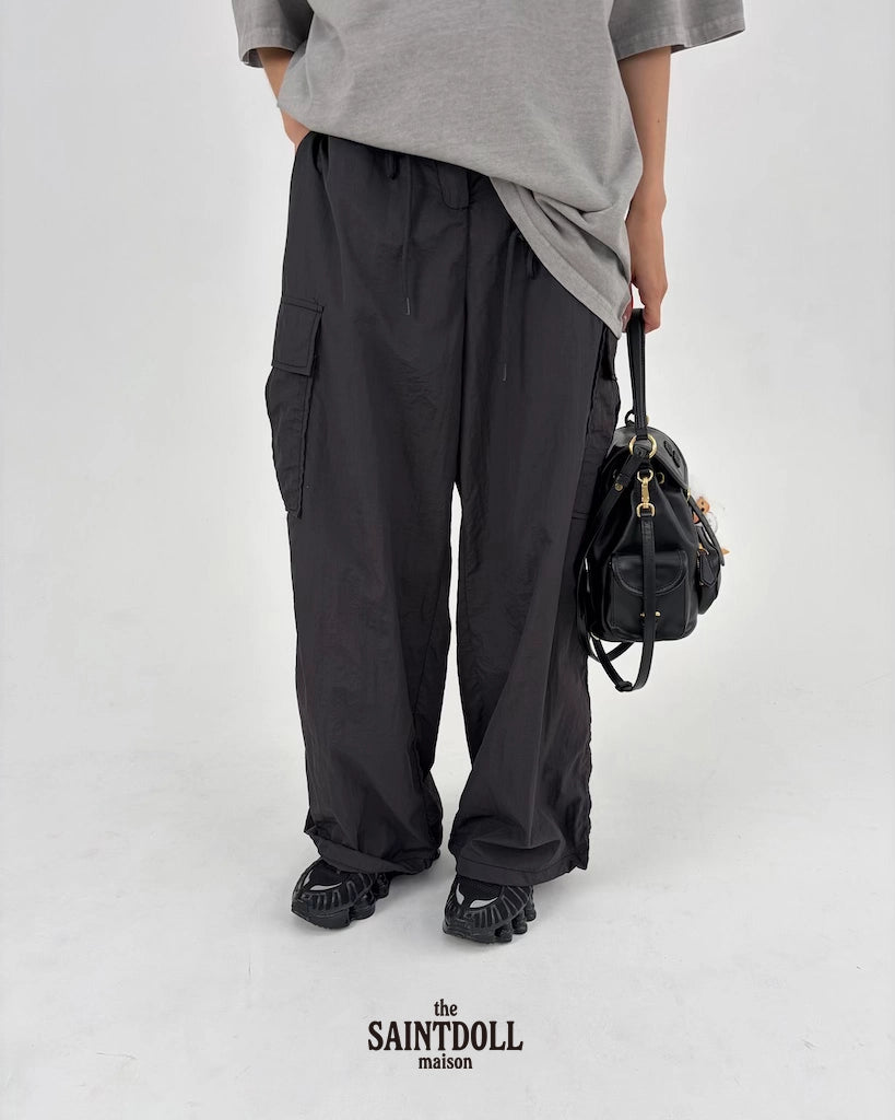 Saintdoll Cargo Anorak Wide-Leg Pants — Mother & Child Matching