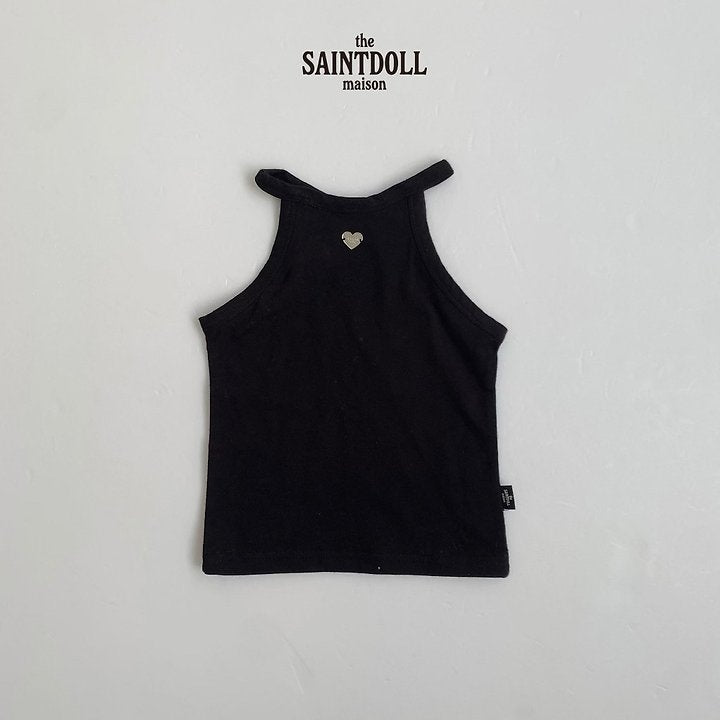 2- Pack Saintdoll Heart Charm Halter Neck Tank Top — Kids