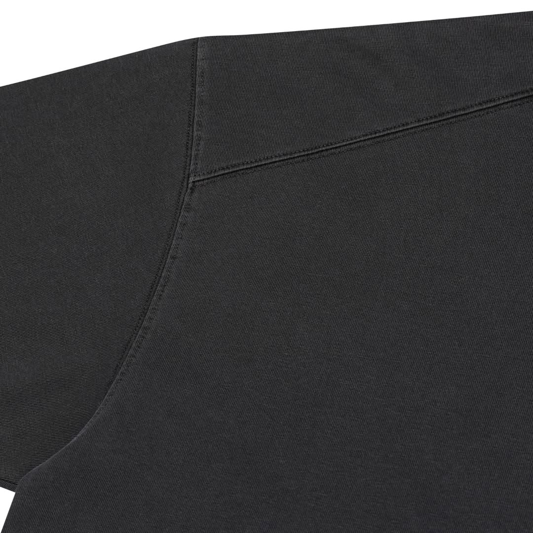 T-shirt à manches courtes Lorenzo à motif, teint dans la masse