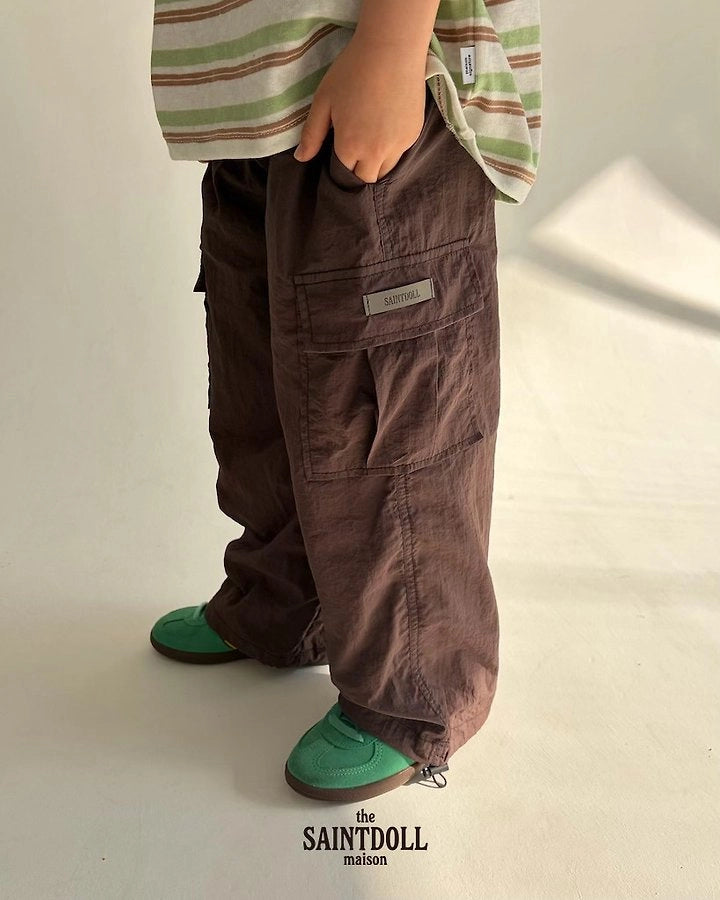 Saintdoll Cargo Anorak Wide-Leg Pants — Mother & Child Matching