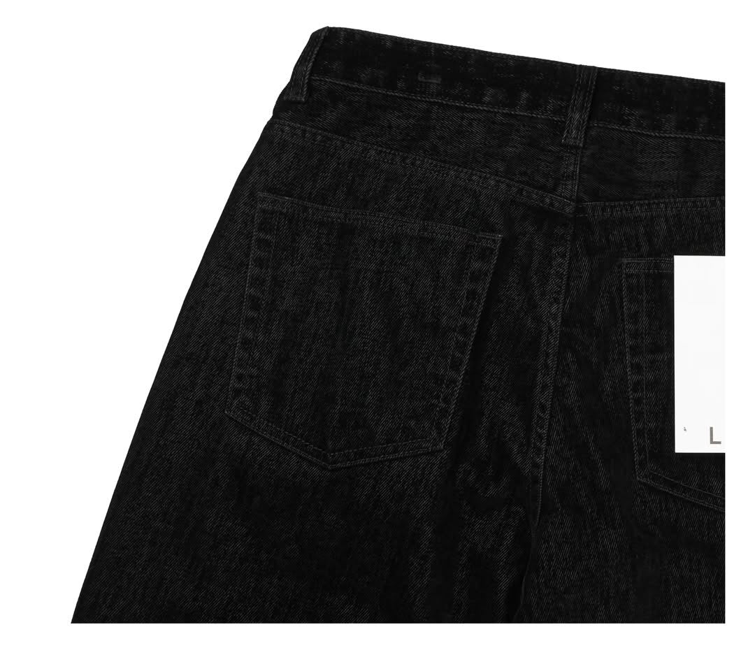 Pantaloni in velluto denim semilargi