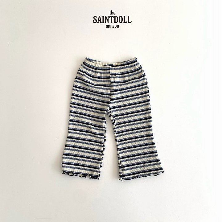 Saintdoll Multistripe Knit Top & Flare Pants Set — Kids