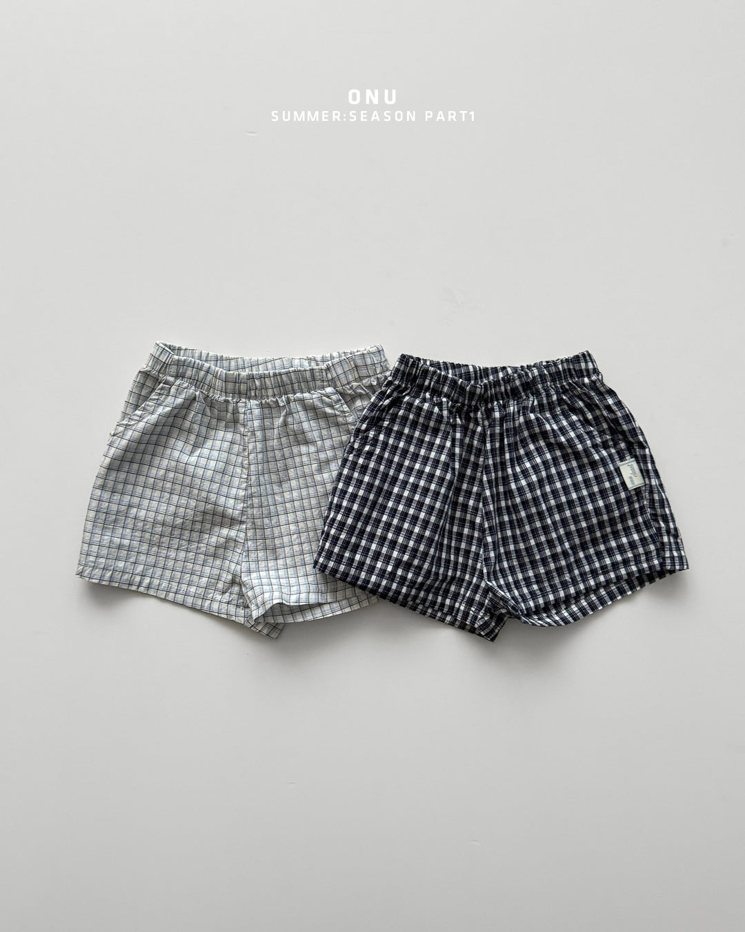 Onu Check Cotton Tank & Shorts Set