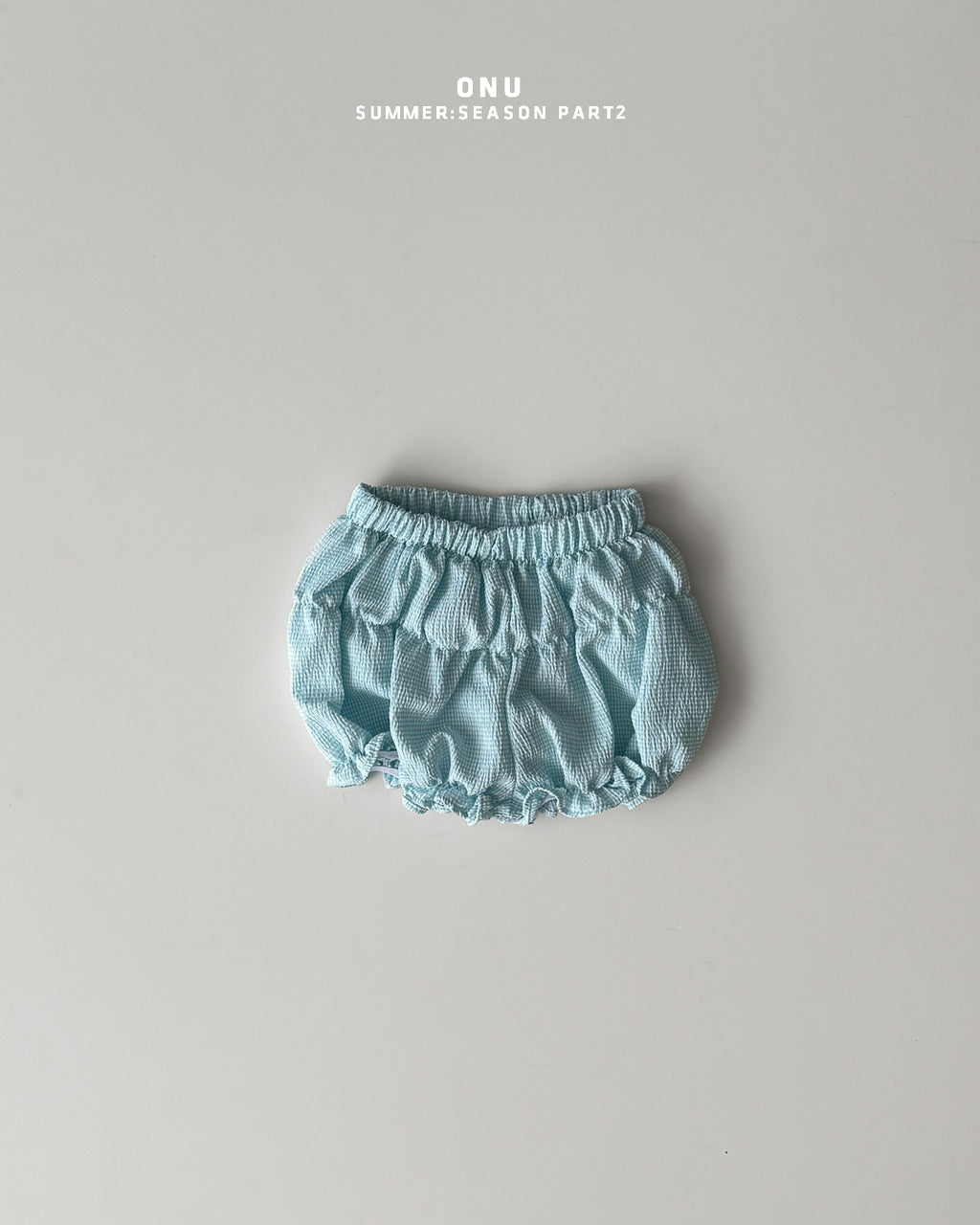 Onu Gingham Water Bloomer Shorts & Beach Ball Cap Set