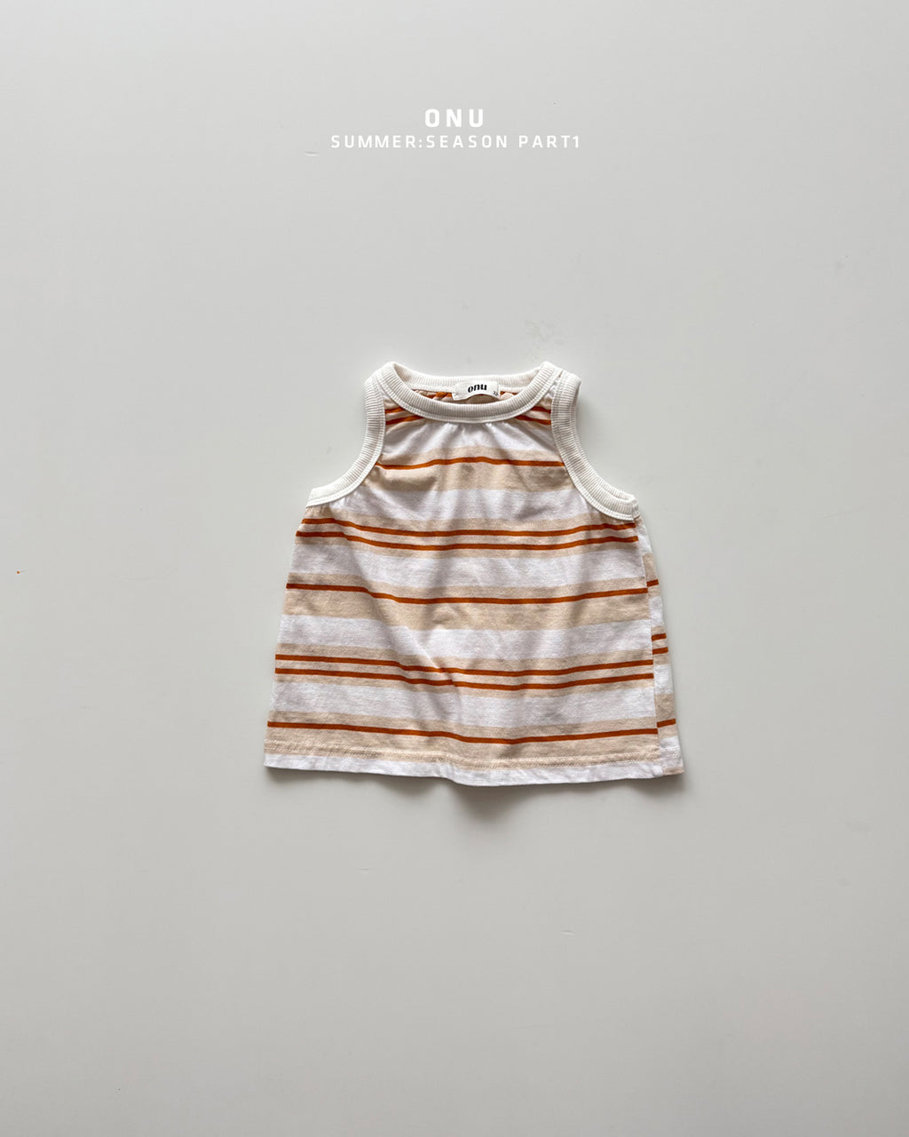 Onu Stripe Bias-Trim Tank & Jacquard Shorts Set (+ Optional NY Ball Cap)