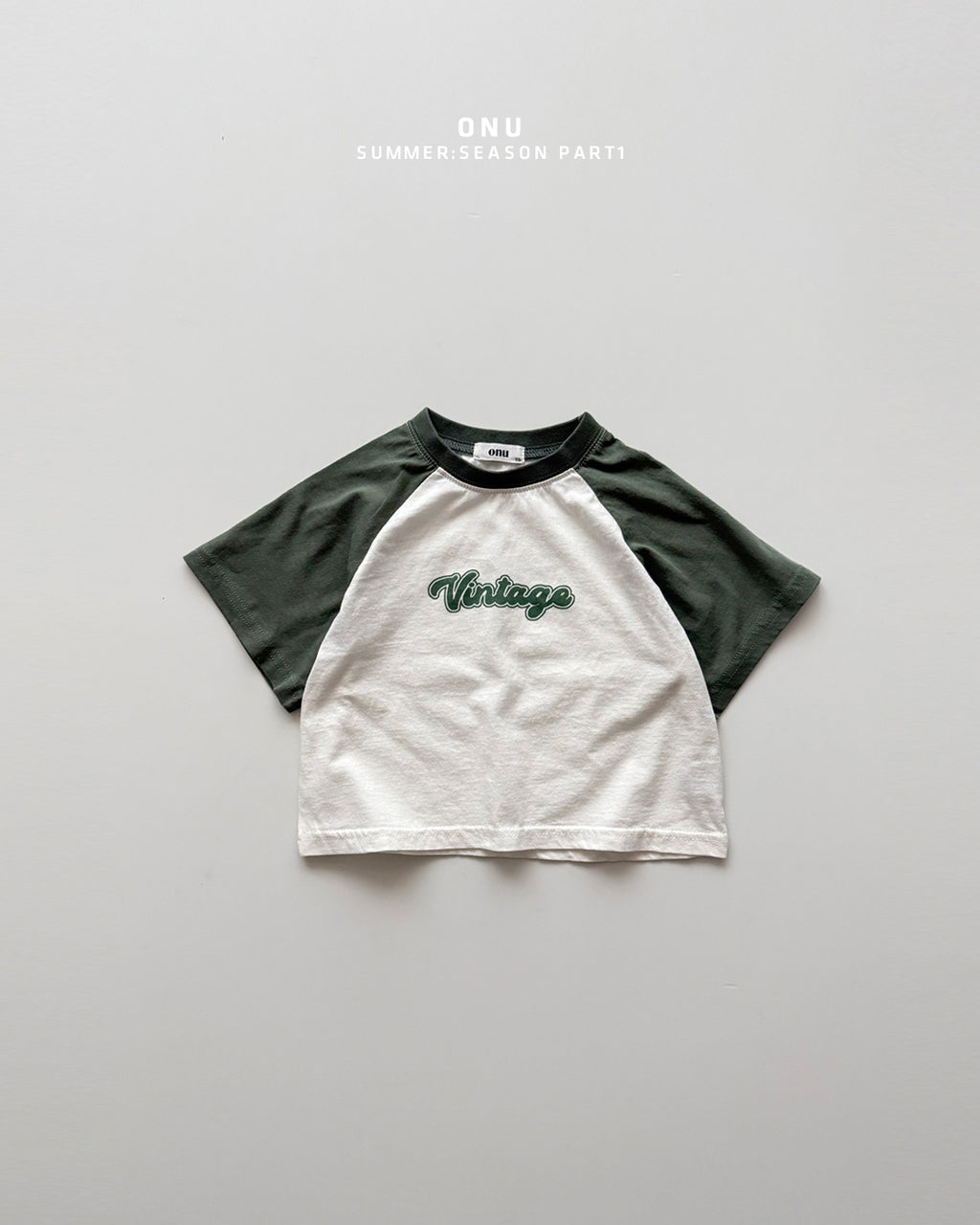 Onu Raglan Vintage Tee & Mini Terry Shorts Set (+ Optional NY Ball Cap)