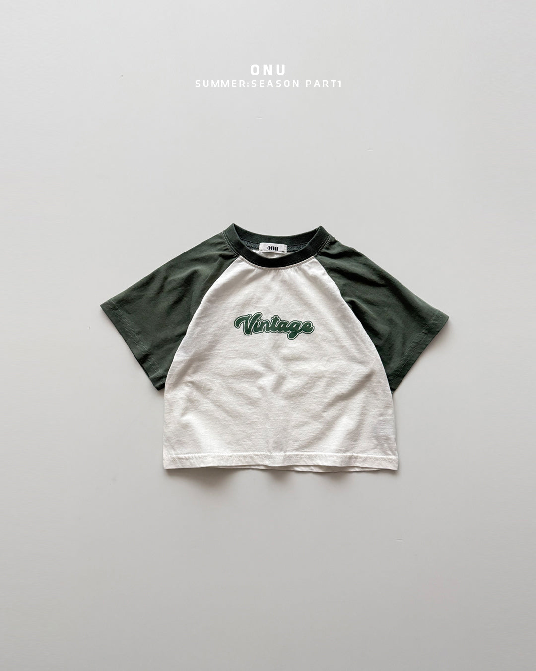 Onu Raglan Vintage Tee & Mini Terry Shorts Set (+ Optional NY Ball Cap)