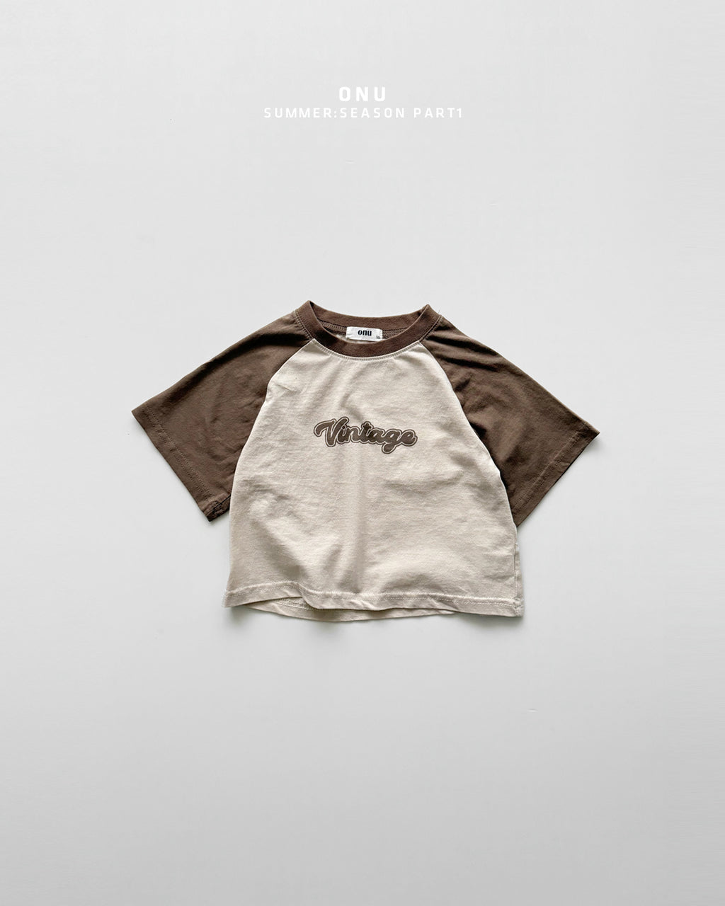 Onu Raglan Vintage Tee & Mini Terry Shorts Set (+ Optional NY Ball Cap)