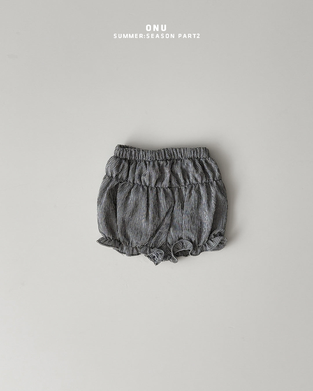 Onu Gingham Water Bloomer Shorts & Beach Ball Cap Set