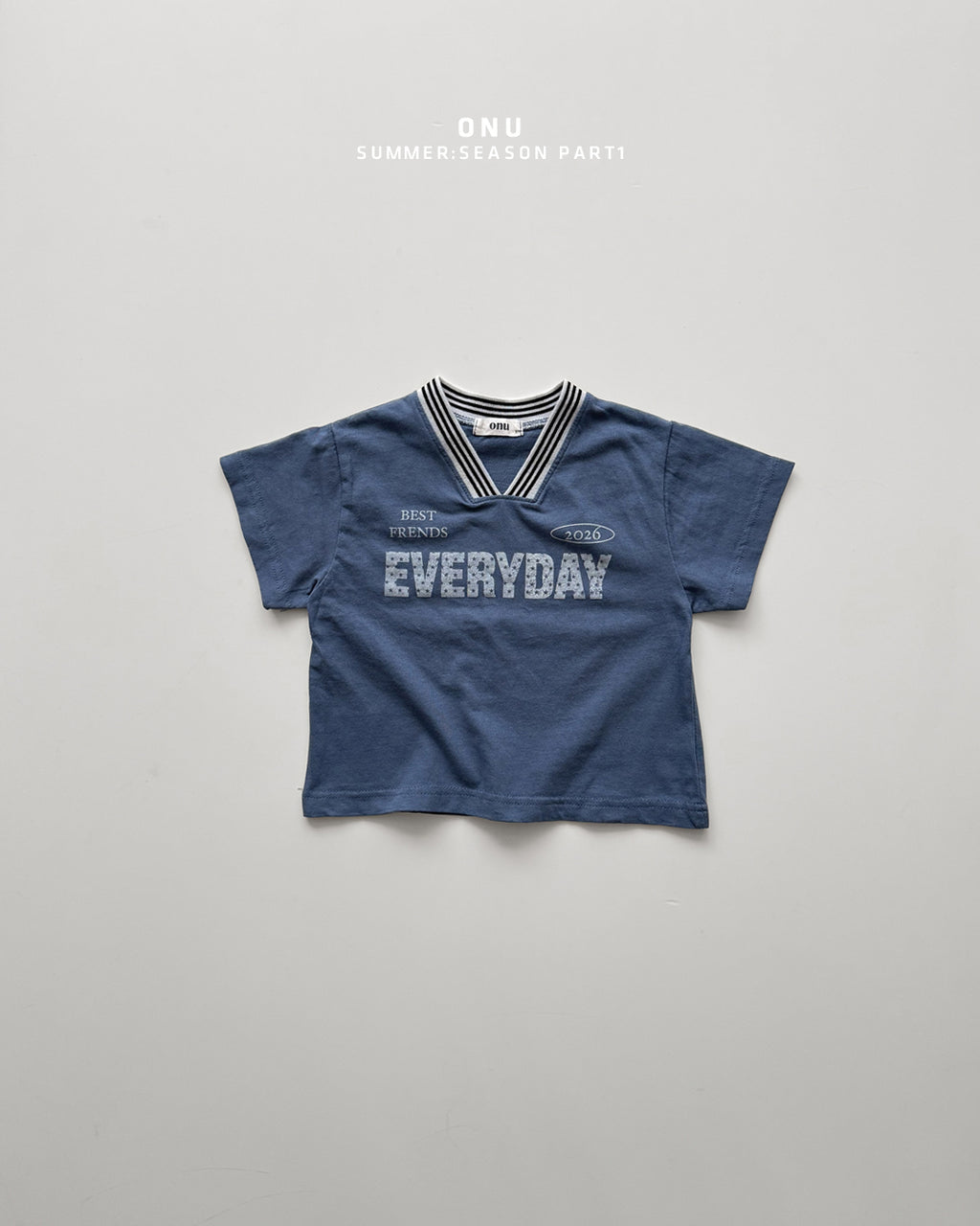 Onu V-Neck Ribbed 'Everyday' Tee Set (Choose Shorts)