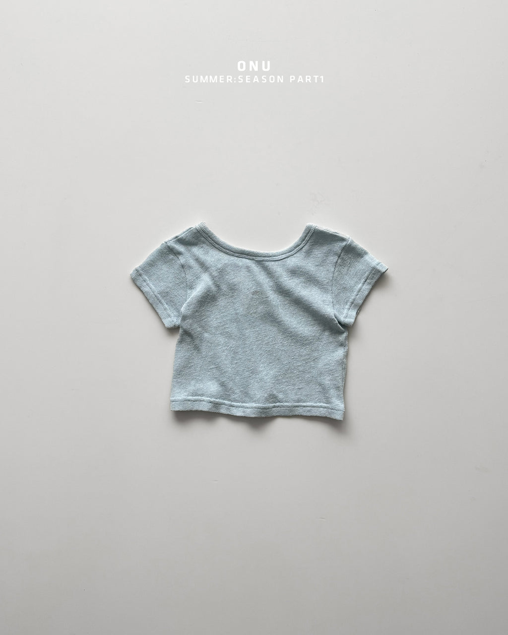 Onu Back U-Neck Tee & Stripe Wide Pants Set