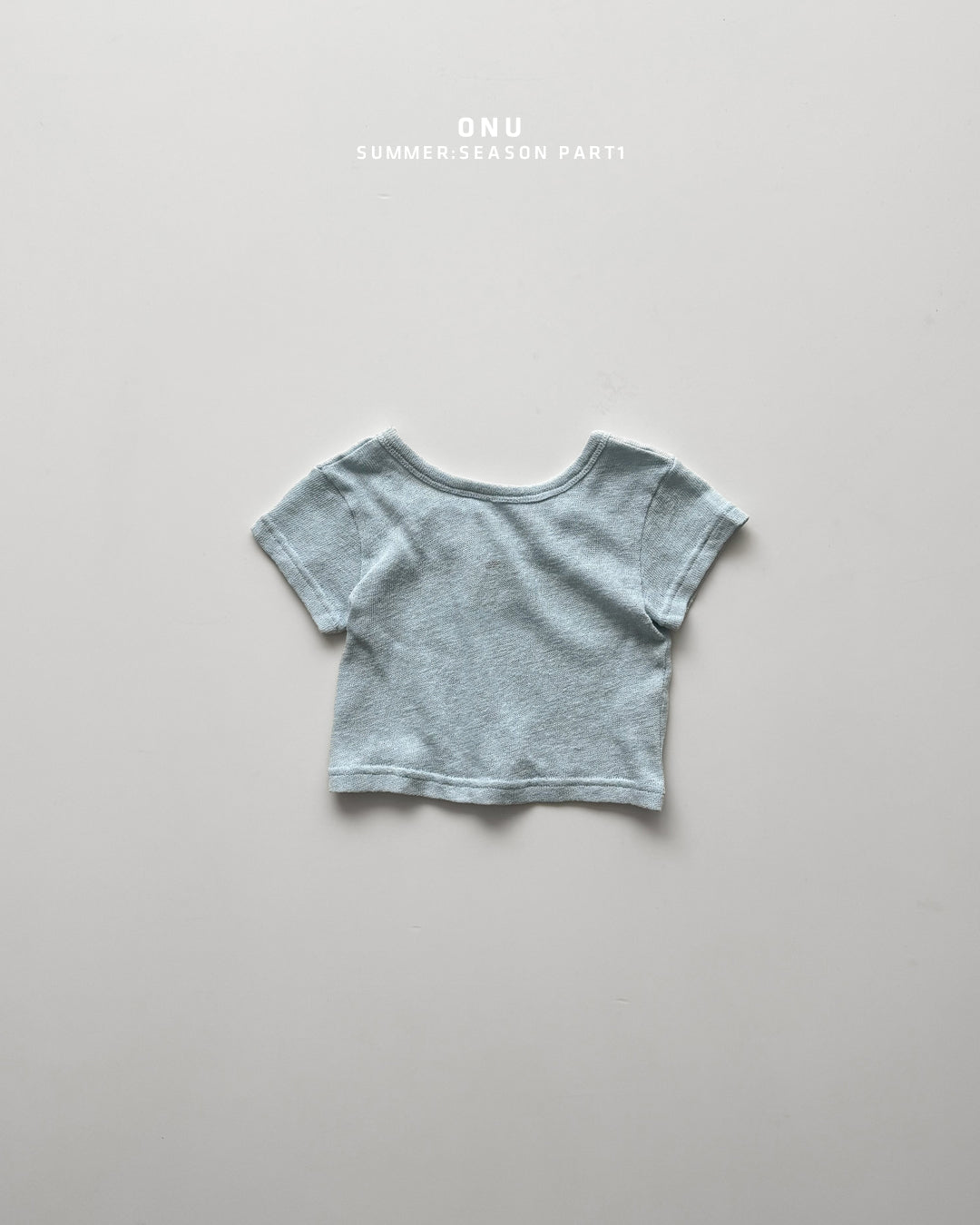 Onu Back U-Neck Tee & Stripe Wide Pants Set