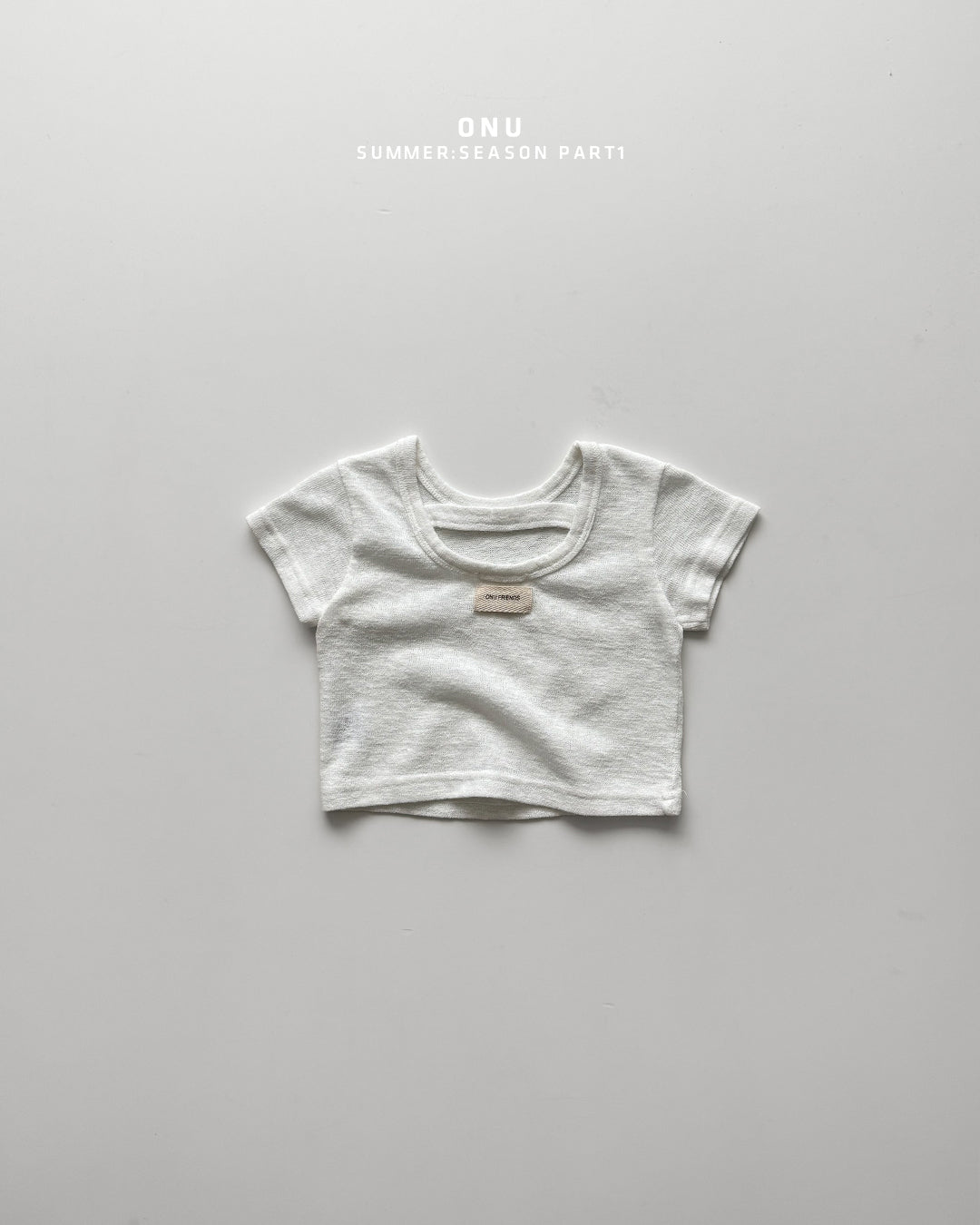 Onu Back U-Neck Tee & Stripe Wide Pants Set