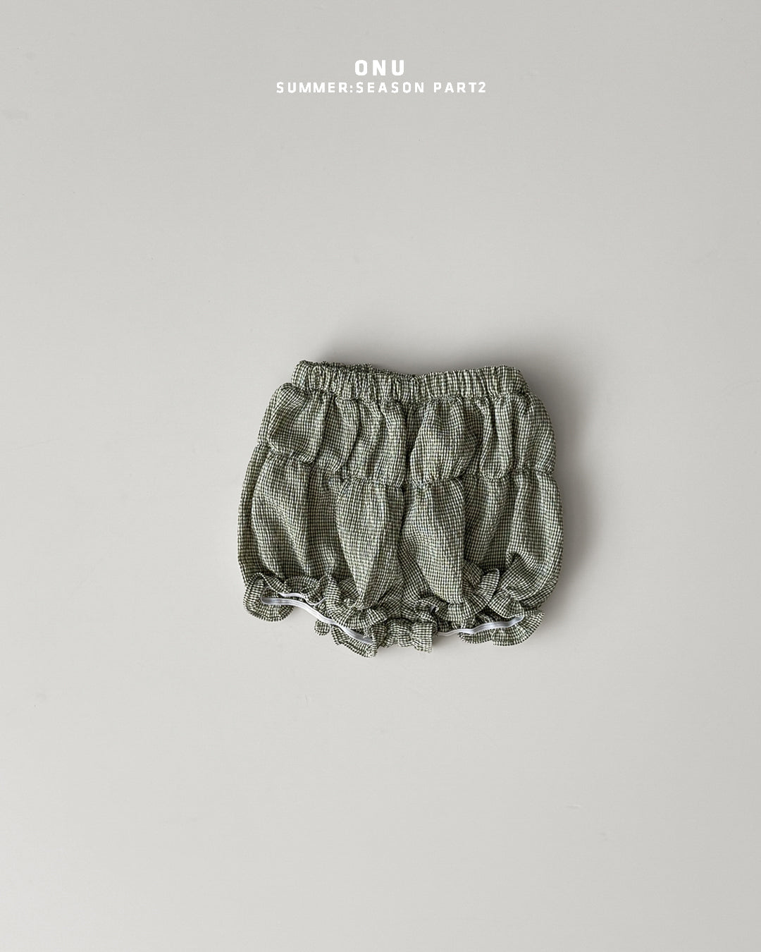Onu Gingham Water Bloomer Shorts & Beach Ball Cap Set