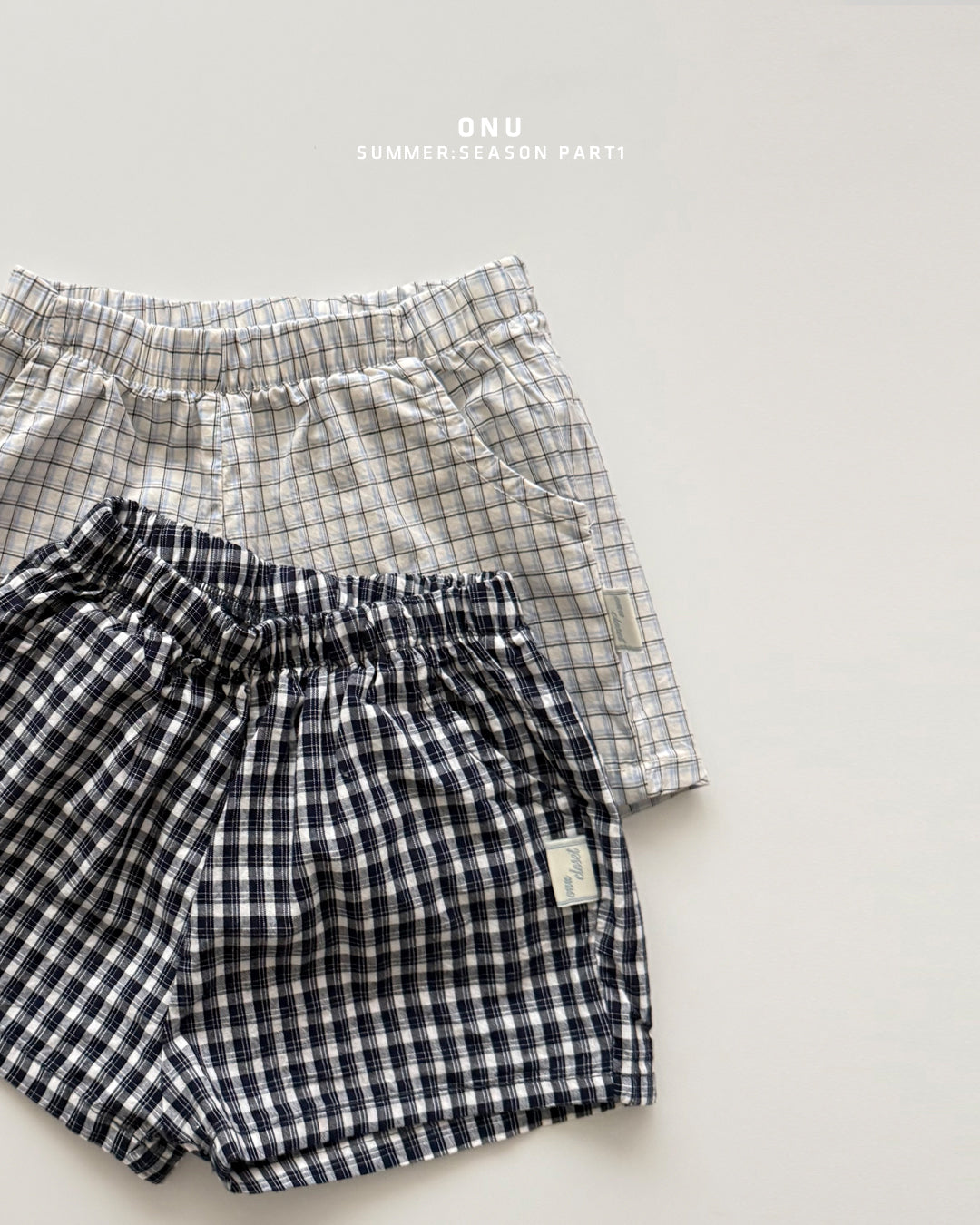 Onu Check Cotton Tank & Shorts Set
