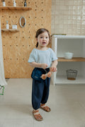 Onu Bias-Trim Tee & Harem Pants Set