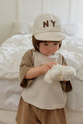 Onu Raglan Vintage Tee & Mini Terry Shorts Set (+ Optional NY Ball Cap)