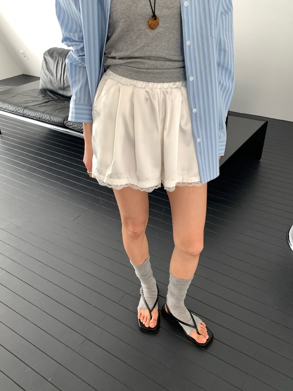 Pantaloncini in raso