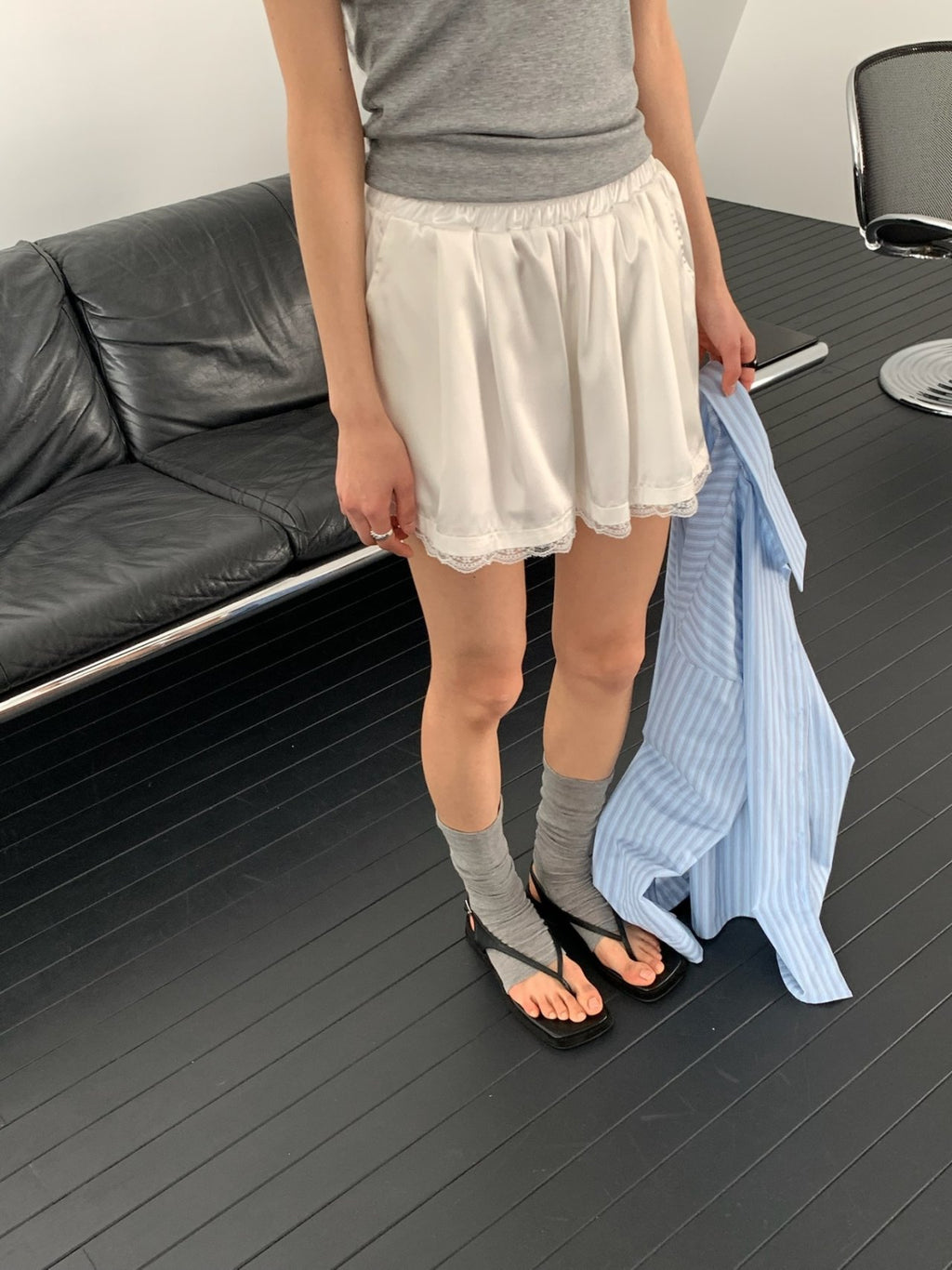 Pantaloncini in raso