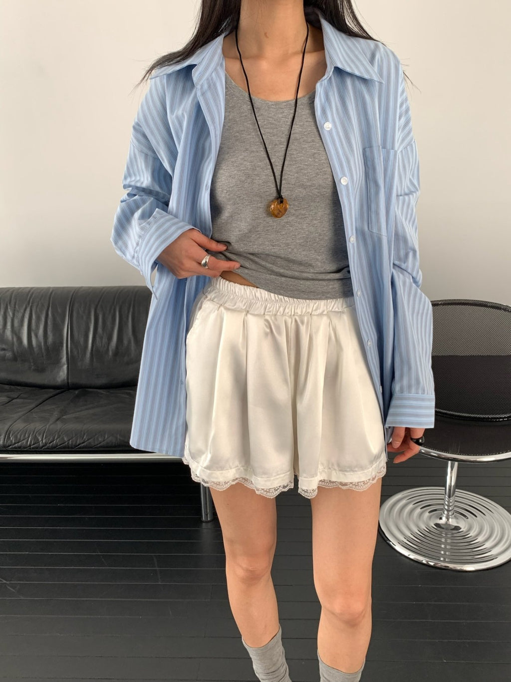 Pantaloncini in raso