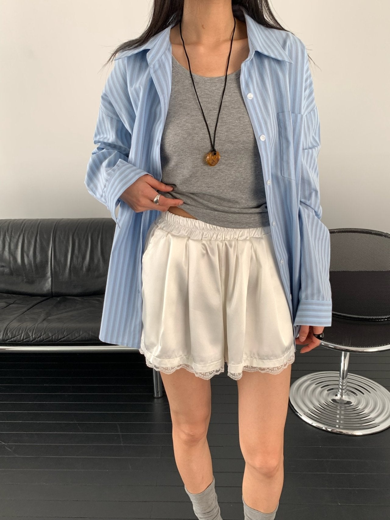 Pantaloncini in raso