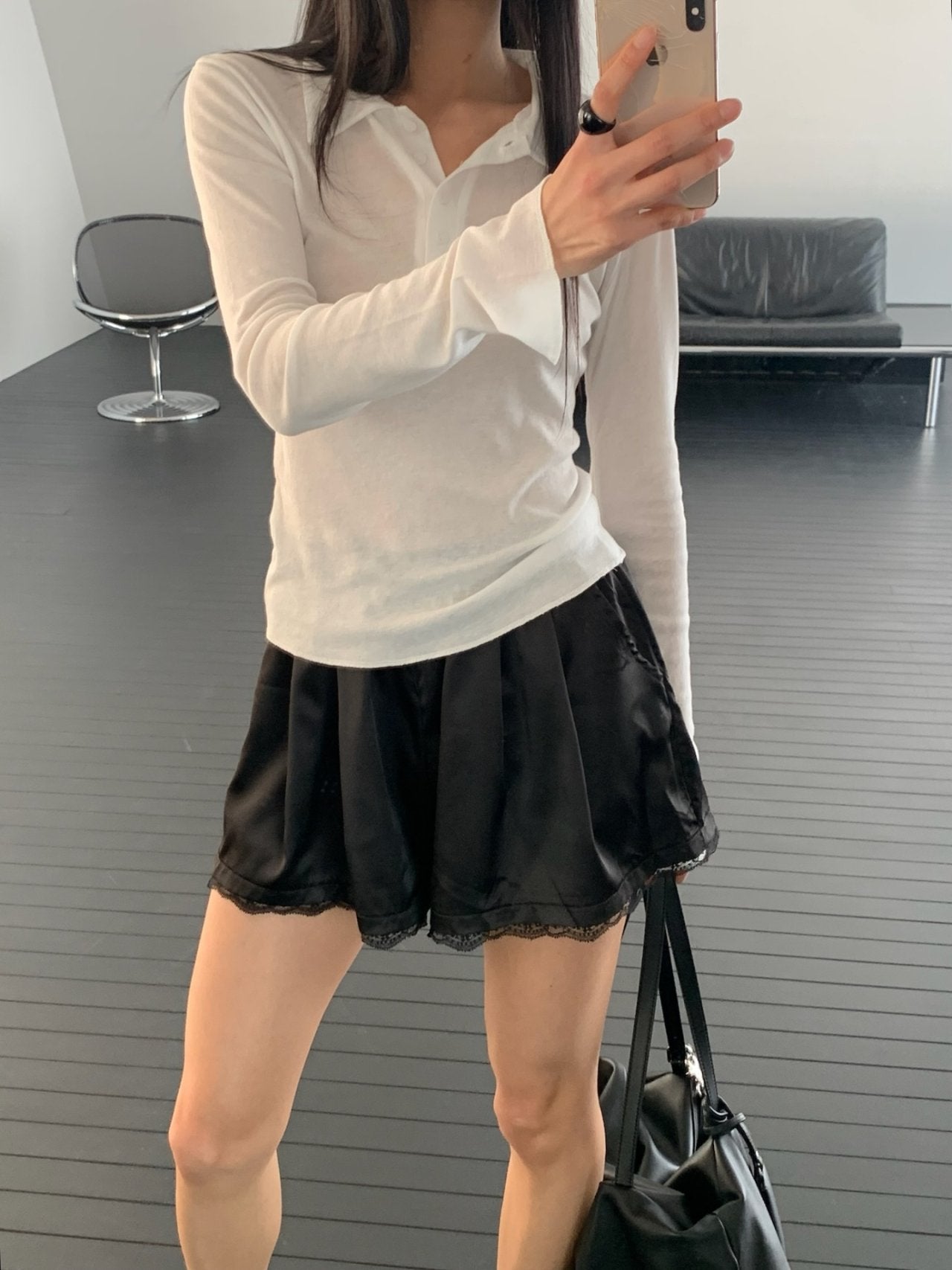 Pantaloncini in raso