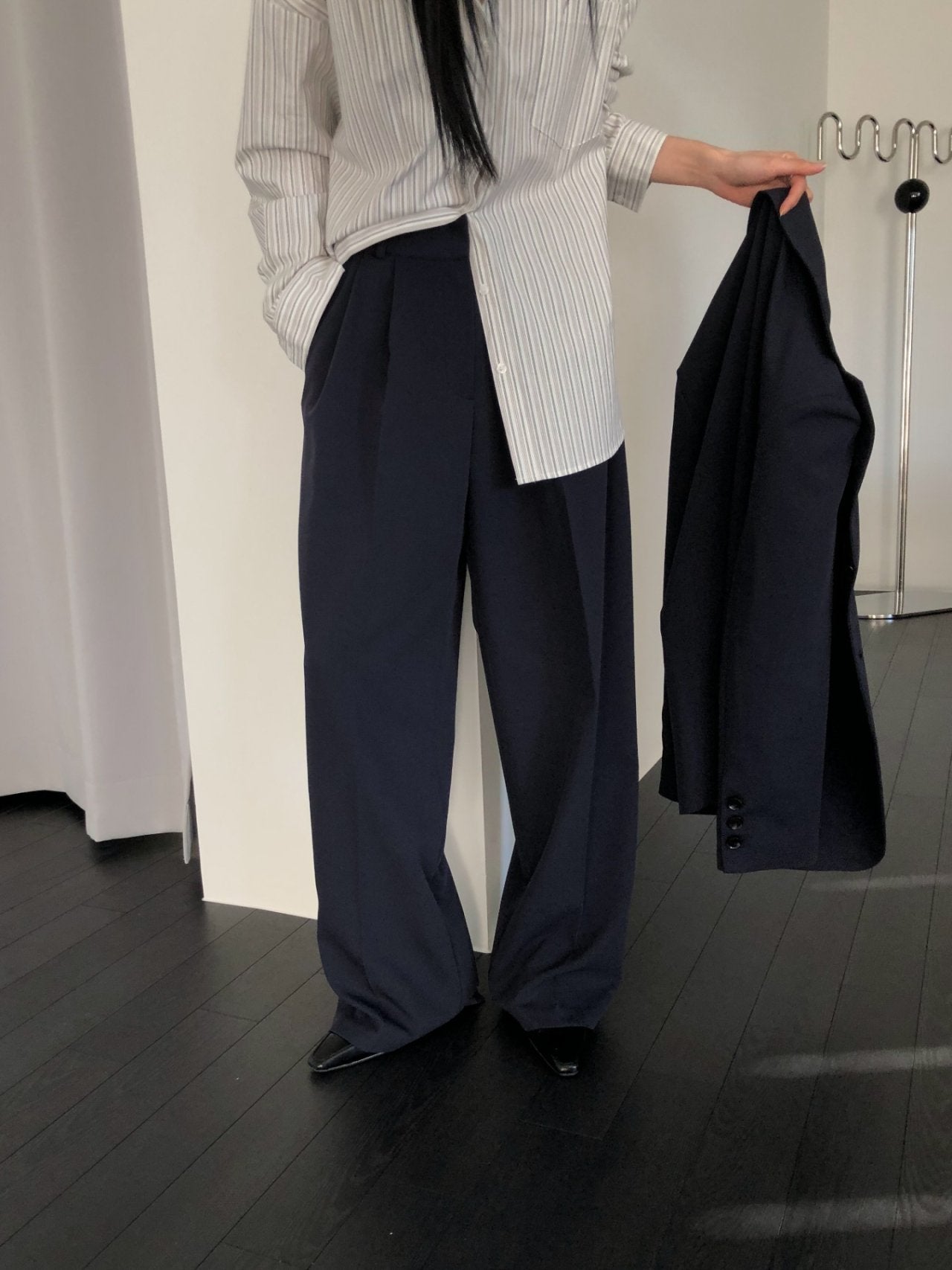 Pantaloni ampi a pieghe