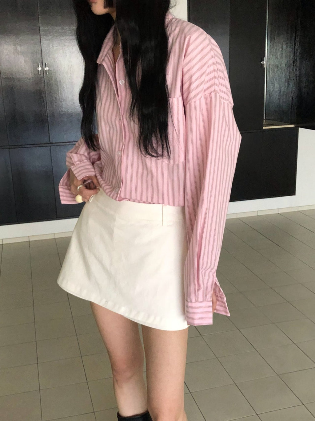Mini skort in cotone