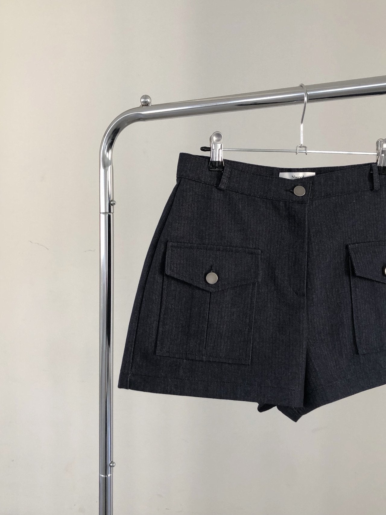 Shorts en jean à poches cargo