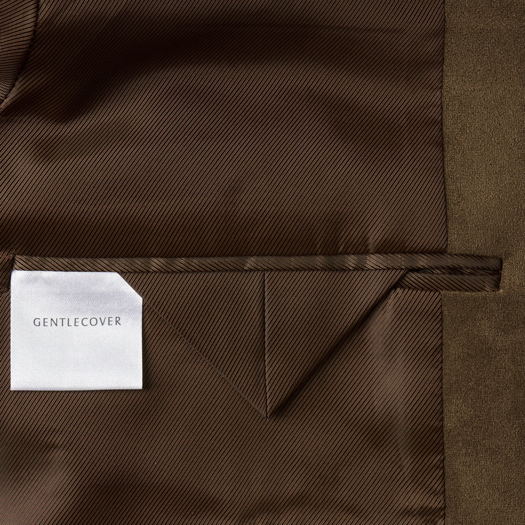 Blazer oversized in pelle scamosciata