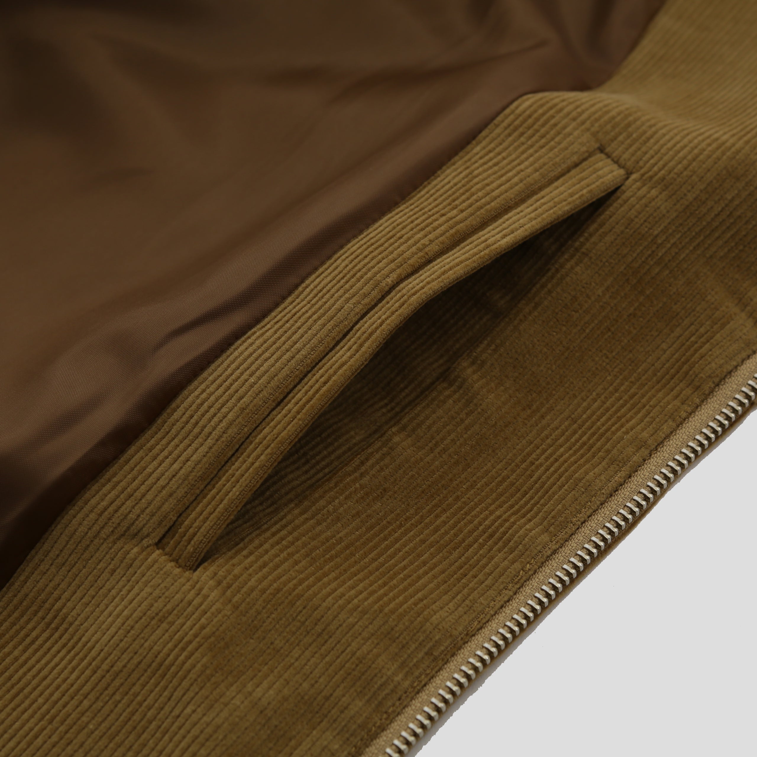 Giacca in Velluto a Coste con Zip