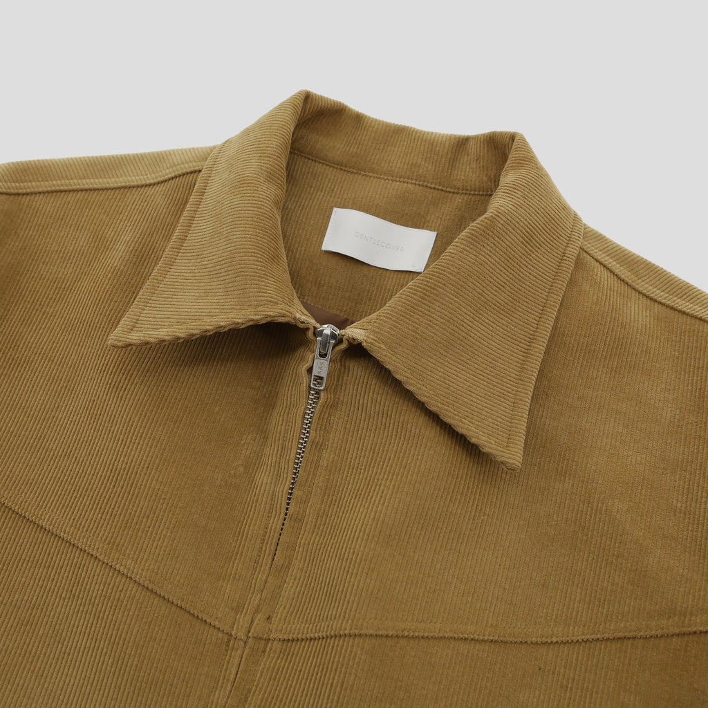 Giacca in Velluto a Coste con Zip