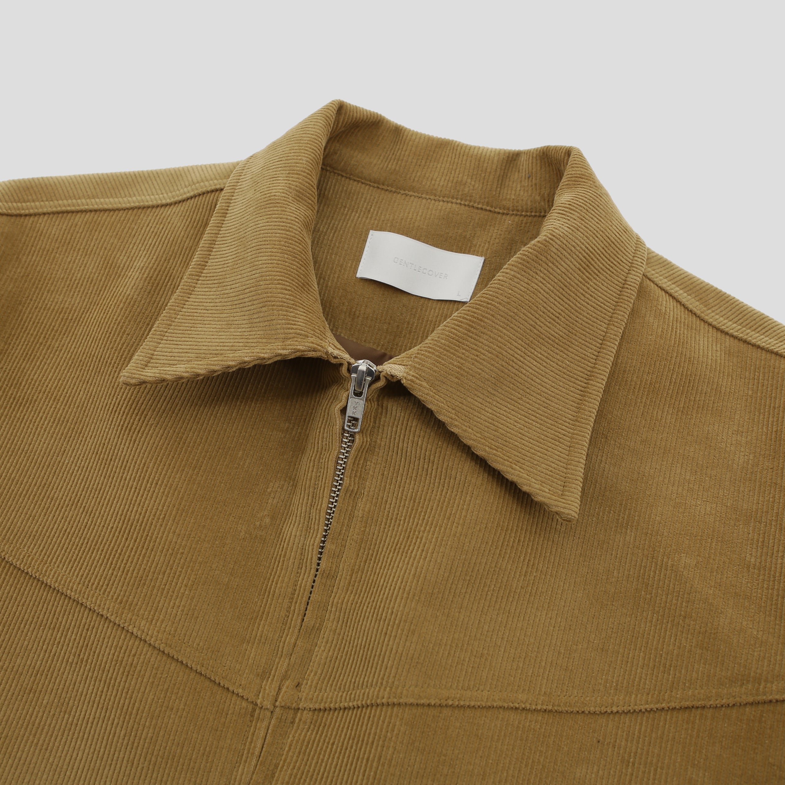Giacca in Velluto a Coste con Zip