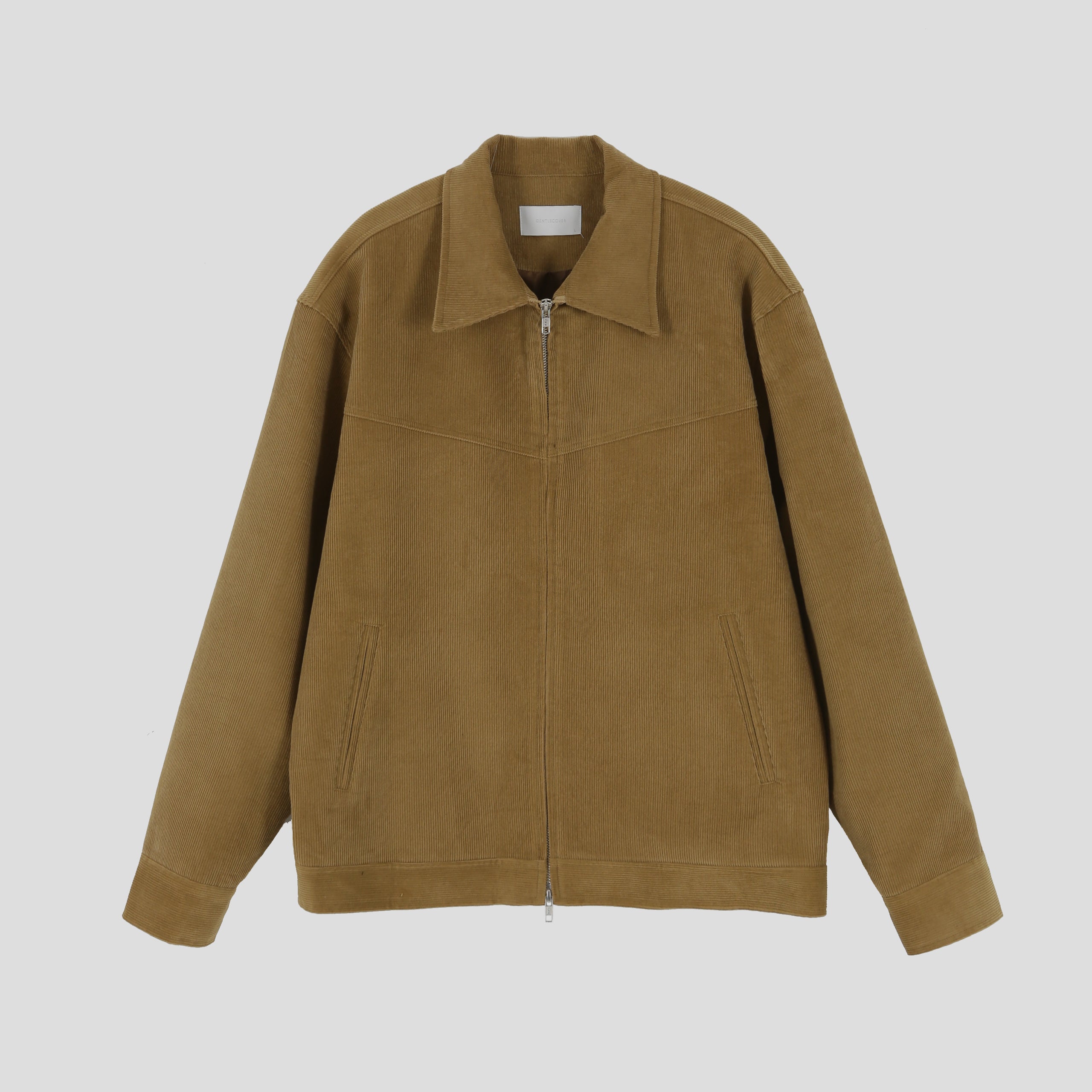 Giacca in Velluto a Coste con Zip