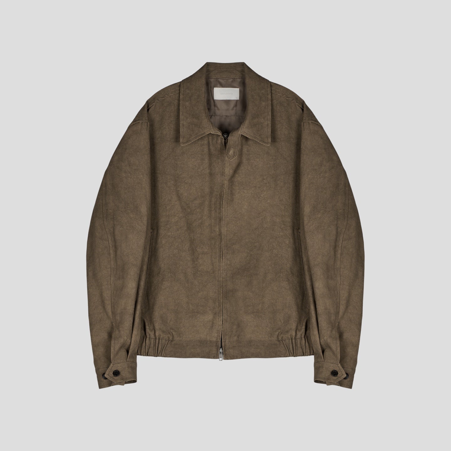Con giacca blouson con colletto