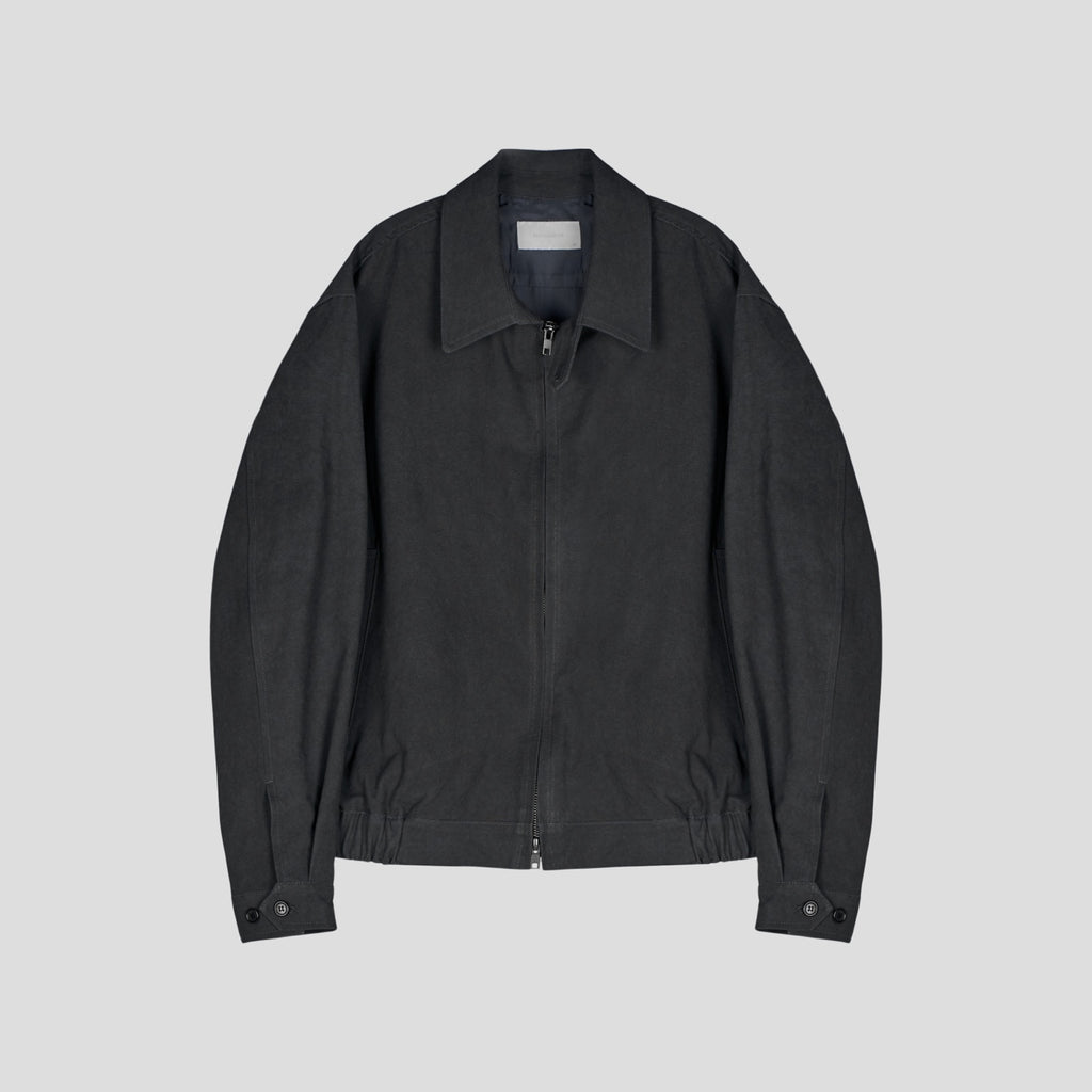 Con giacca blouson con colletto