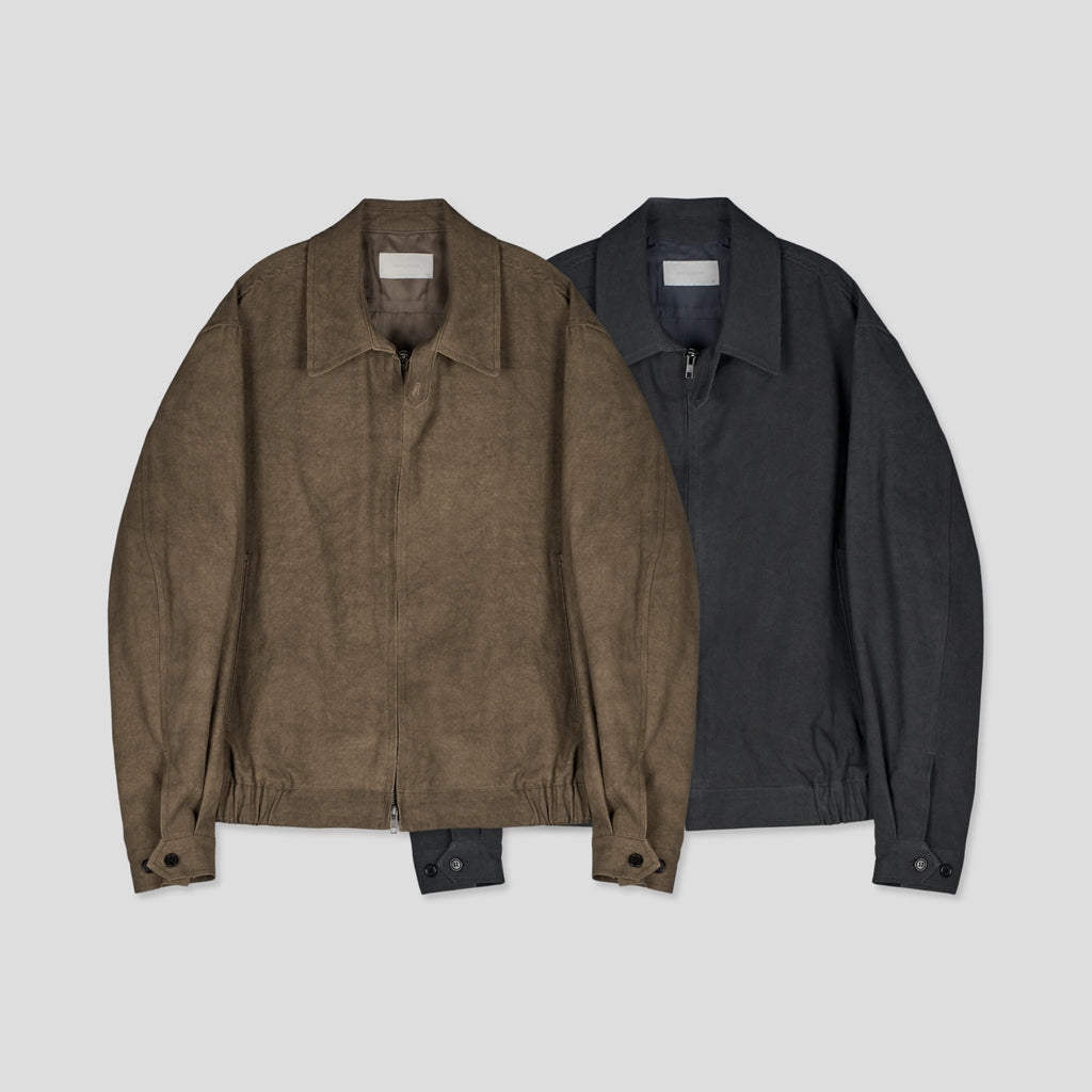 Con giacca blouson con colletto