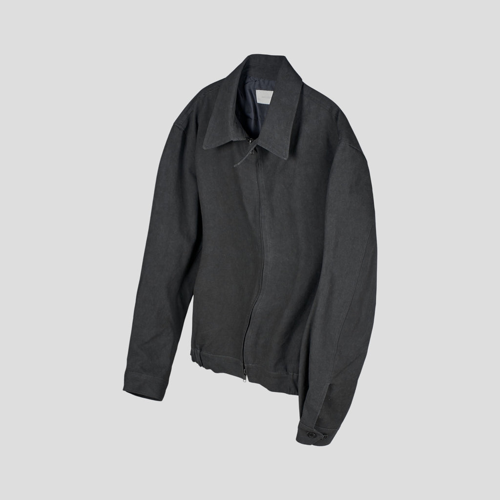 Con giacca blouson con colletto
