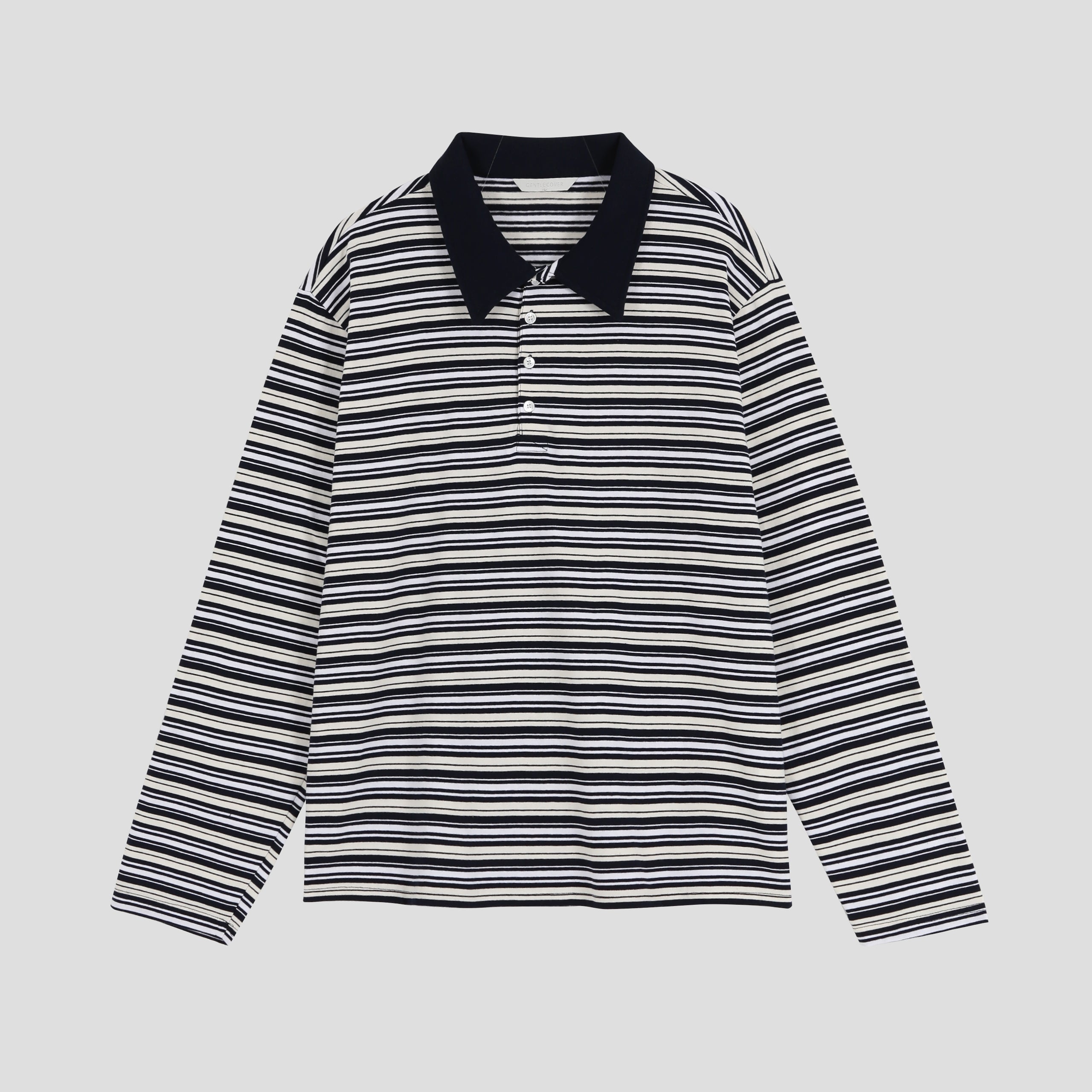 Polo da rugby a righe relaxed