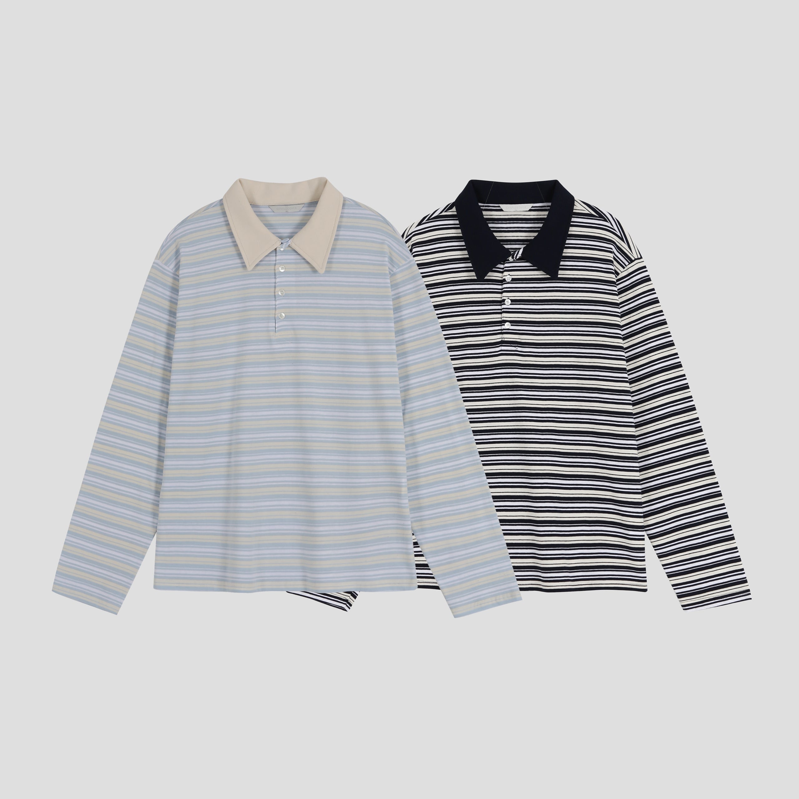 Polo da rugby a righe relaxed