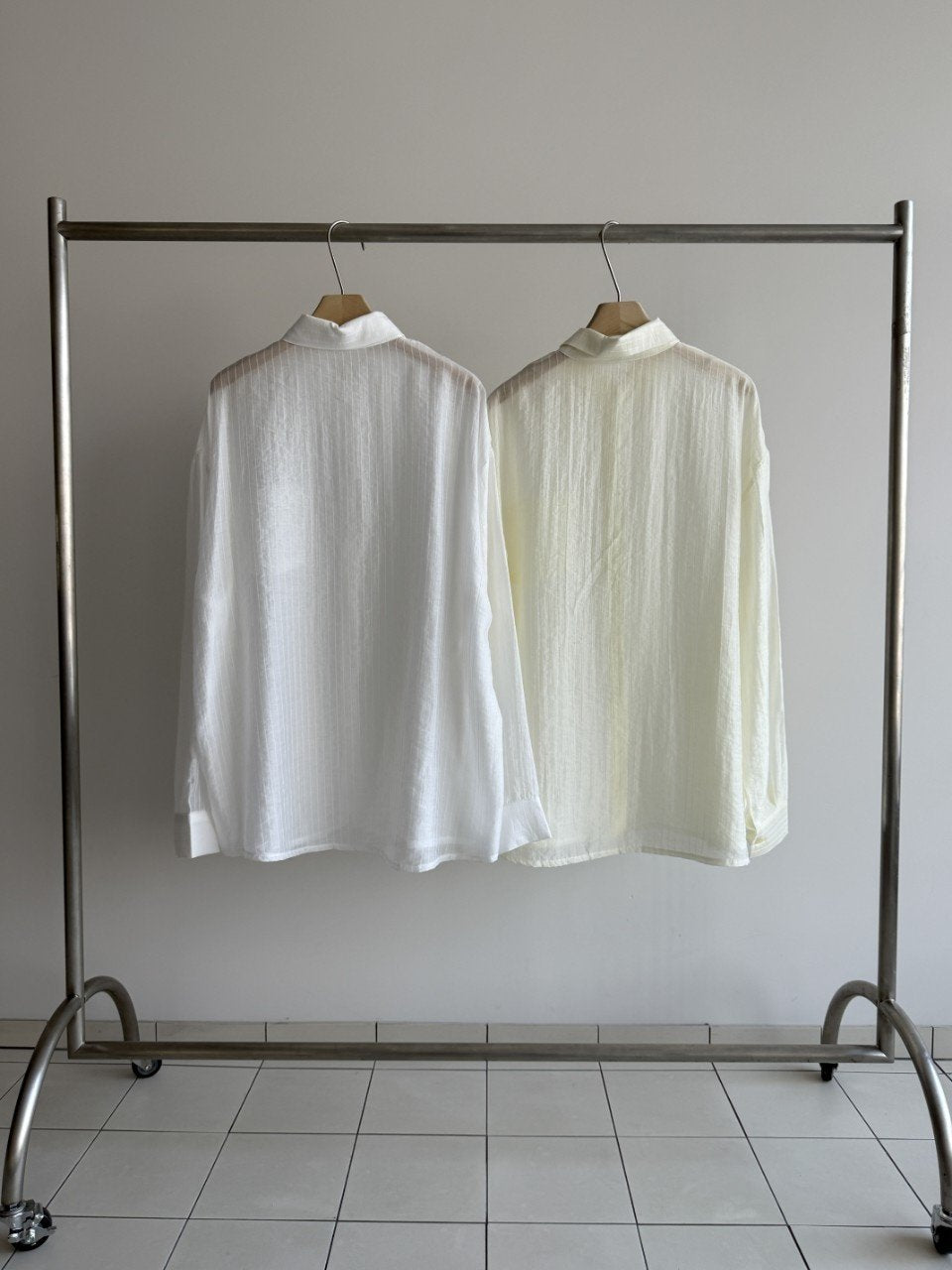 Camicia rilassata Tencel a righe