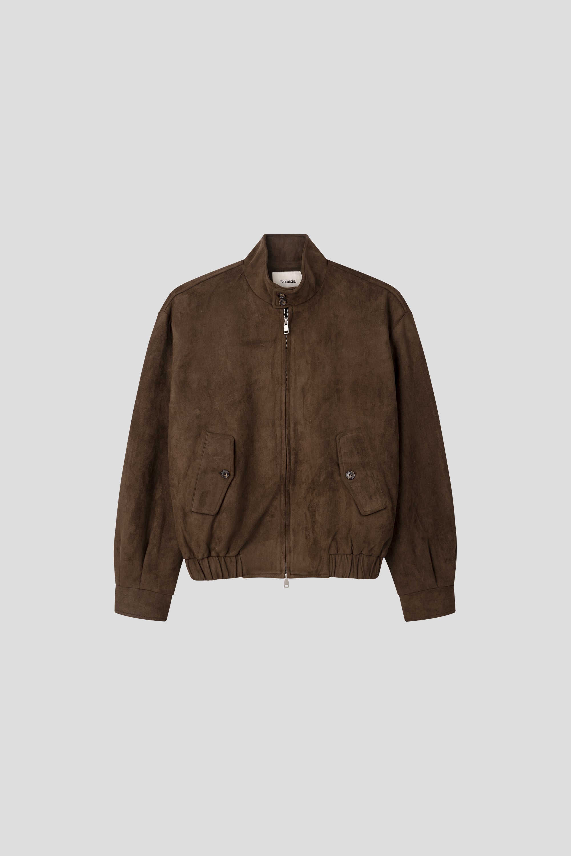 Faux Suede Harrington Bomber Jacket — 4 Colours