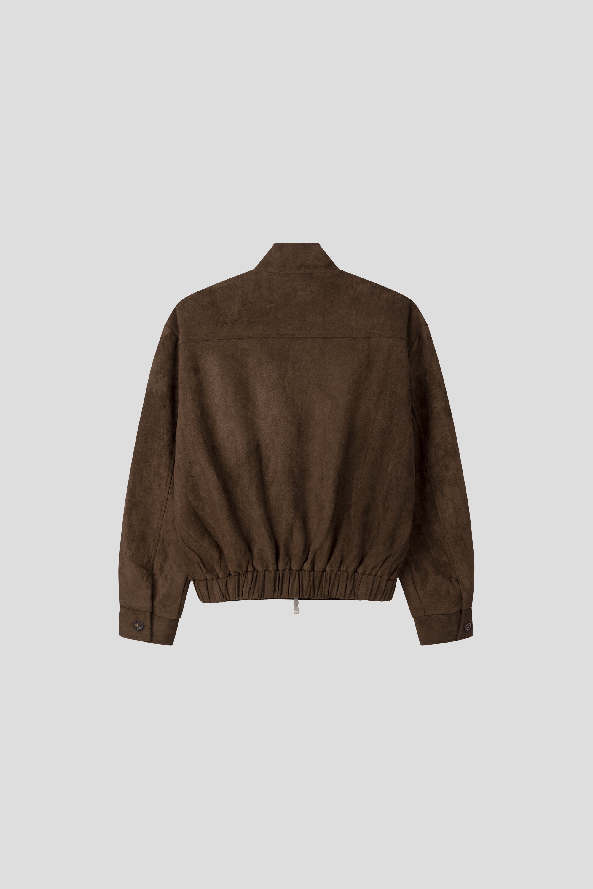 Faux Suede Harrington Bomber Jacket — 4 Colours