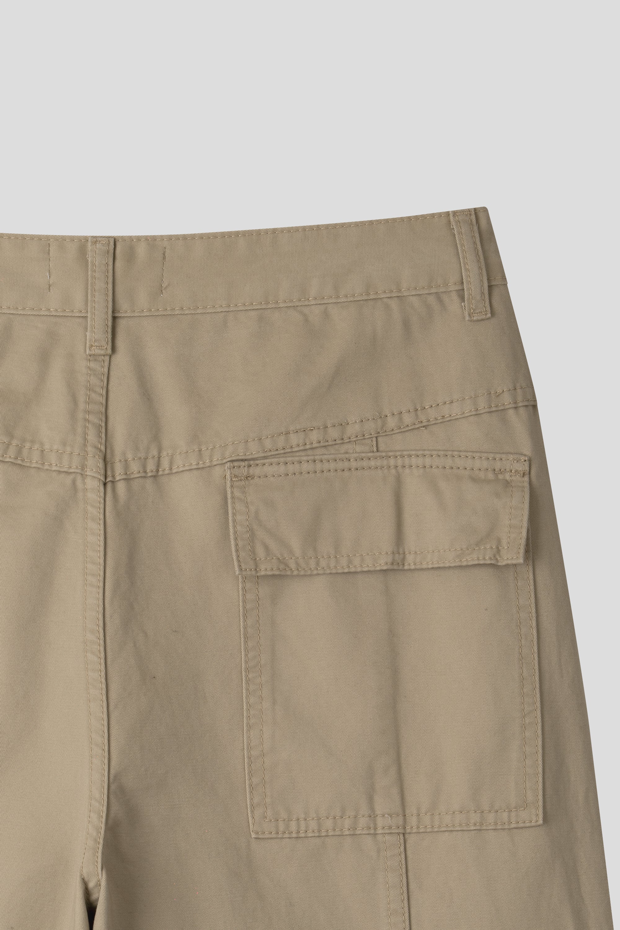 Pantaloni Cargo Lavati a Gamba Larga — Multitasche | 3 Colori