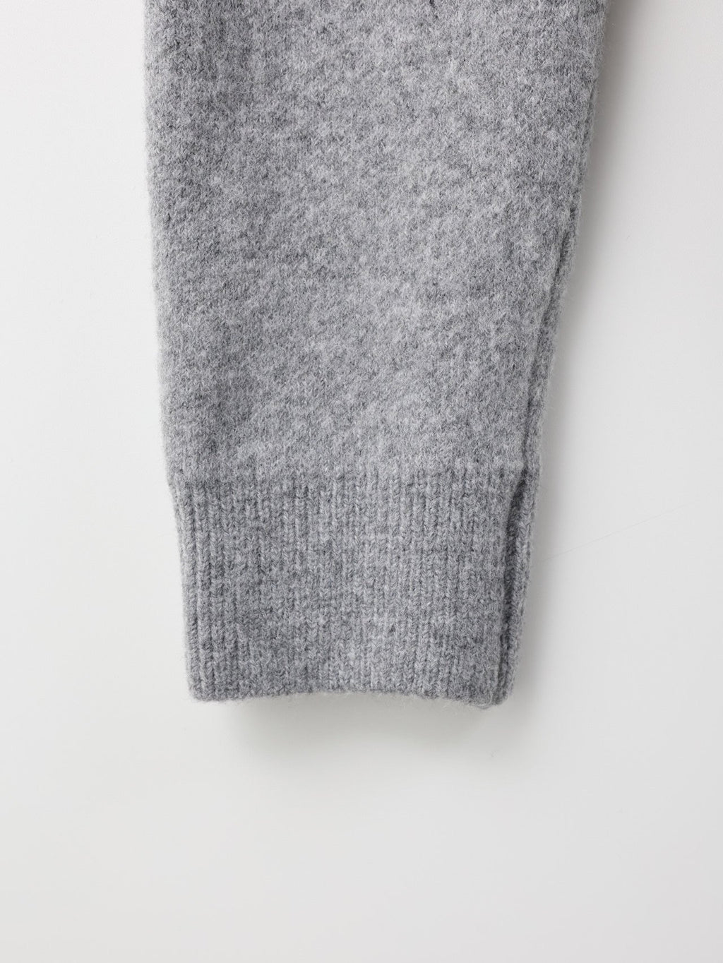 Giacca in maglia con cappuccio e cerniera in misto lana — 4 colori